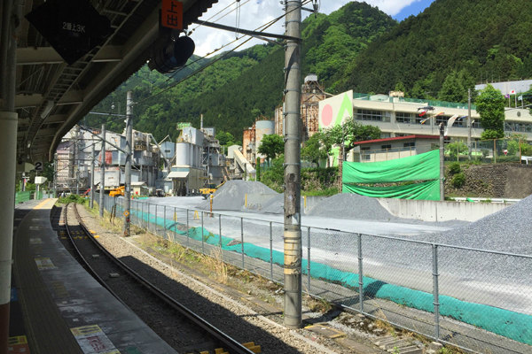 駅からの眺め