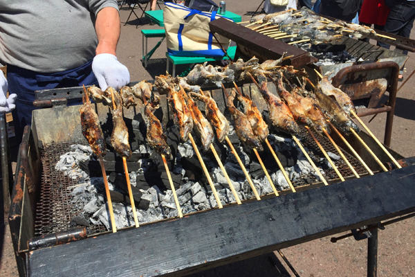 ヤマメ塩焼き