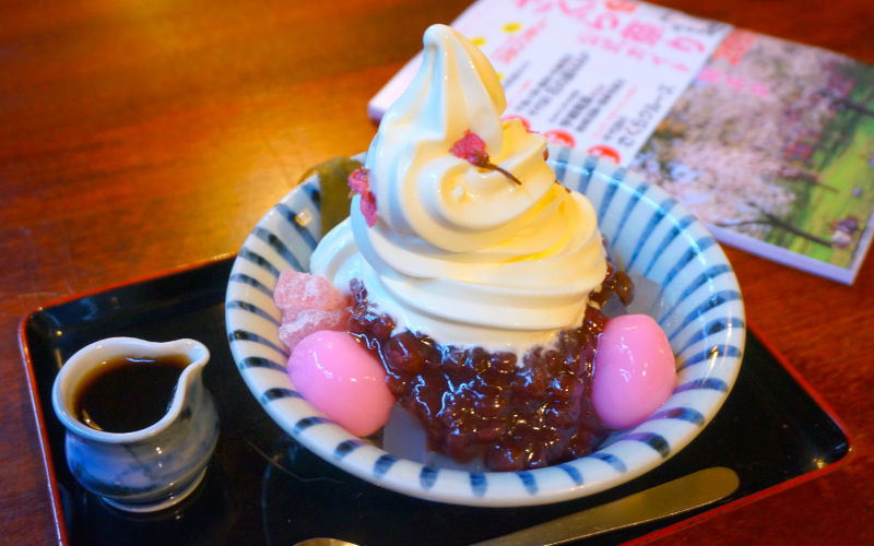 桜あんみつ